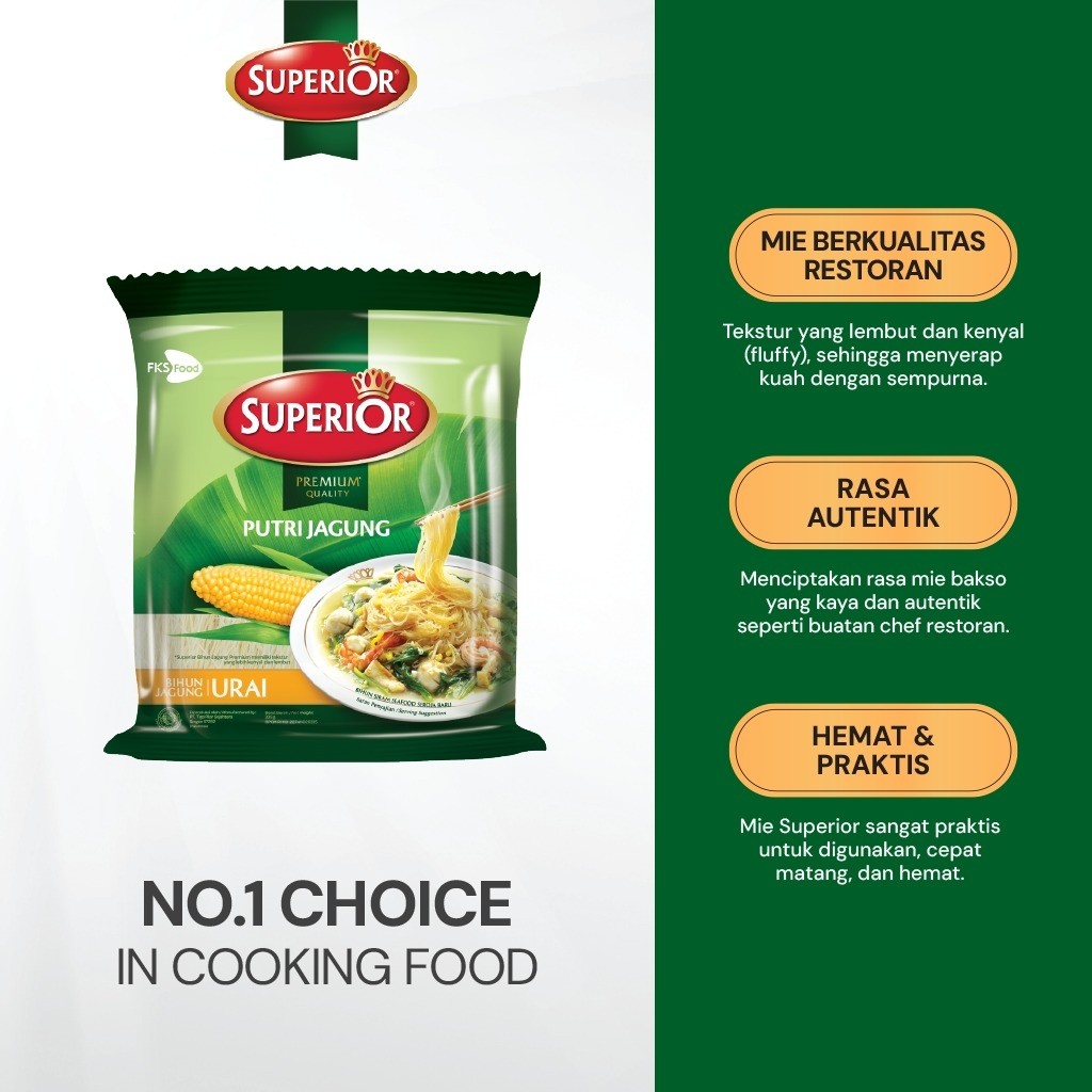 Warung Bestie Paket Bundling - Bihun Superior - Jagung - 12 Keping - 12pcs