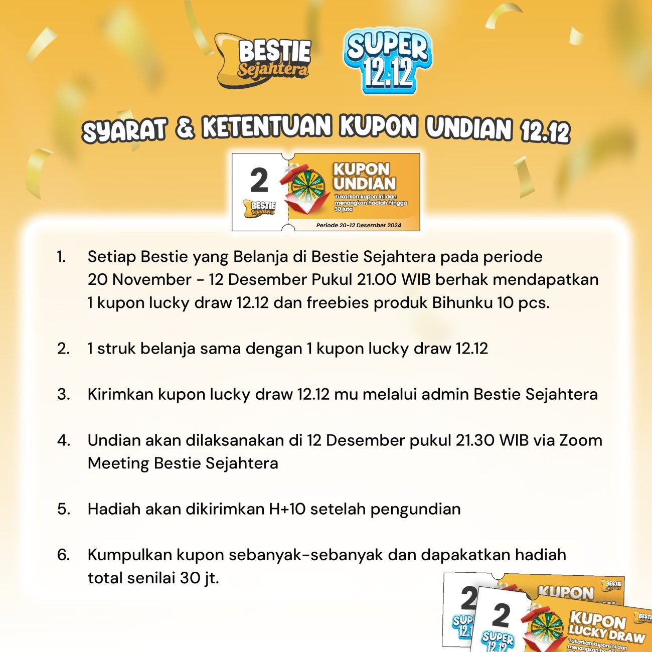 Warung Bestie Bihun Superior - Jagung - 1 Bal - 12 Keping