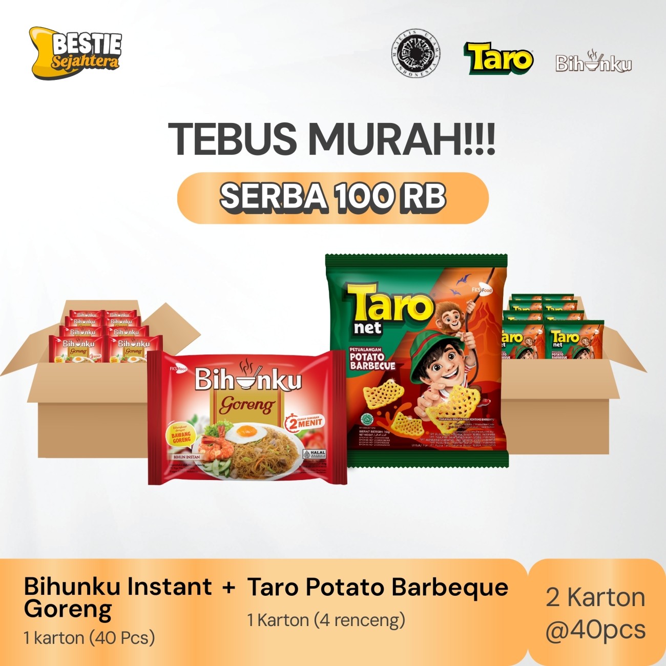 Warung Bestie PAKET 11.11 - SERBA 100 RB