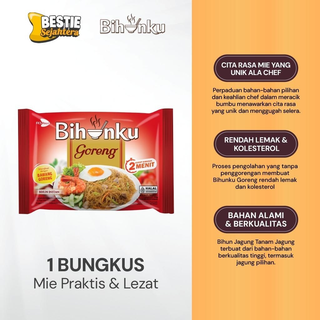 Warung Bestie Paket Bundling - Bihunku Instant - Goreng - 60gr - 12pcs