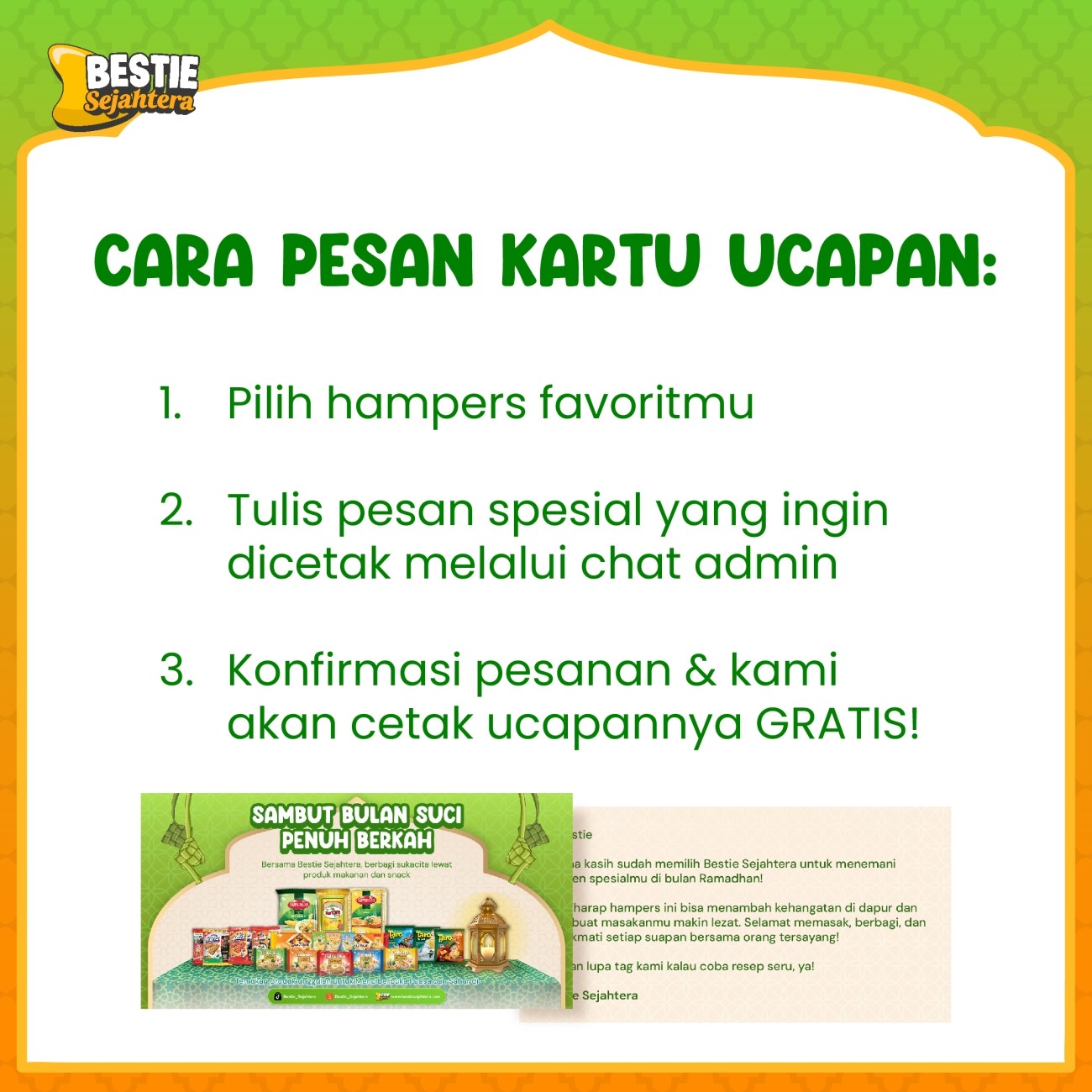 Warung Bestie Paket Fun - Ramadhan Edition